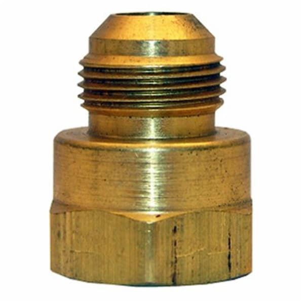 Larsen Supply Co 0.37 in. Male Texas Fine Flare x 0.37 in. Female Pipe Thread Adapter 6PK 207919 - main
